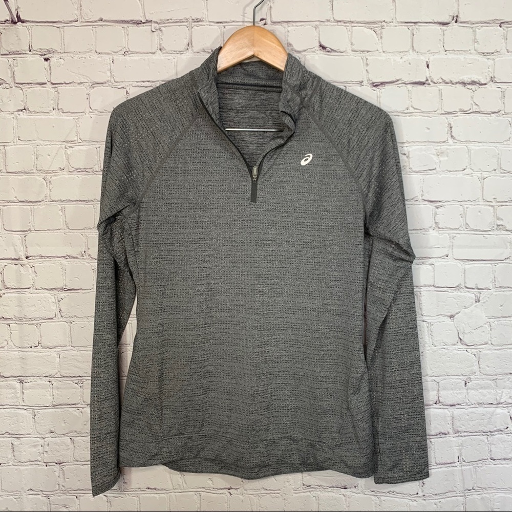 ASICS Long Sleeve 1/4 Zip Pullover Medium
